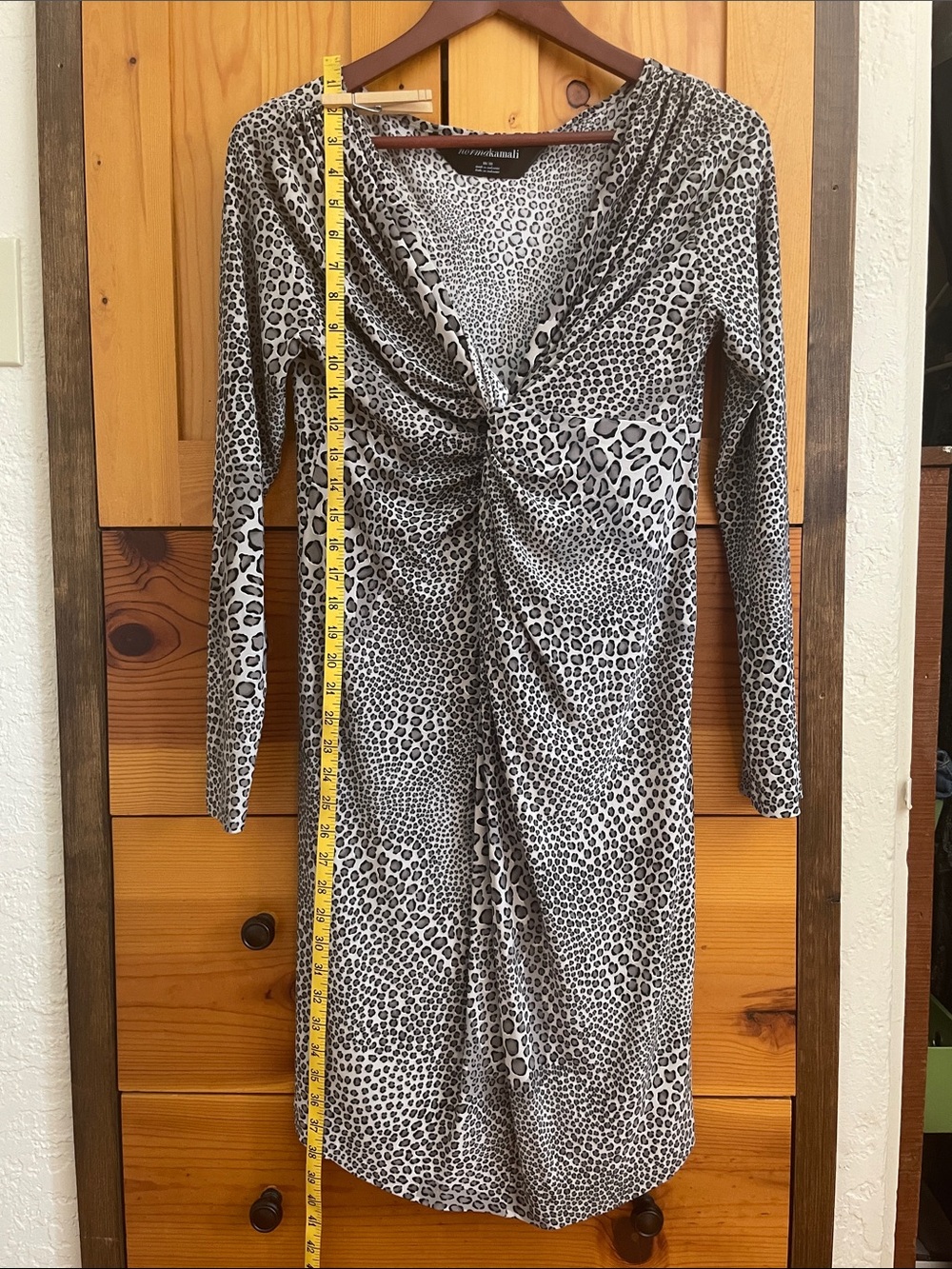 Norma Kamali Animal Print dress size M
